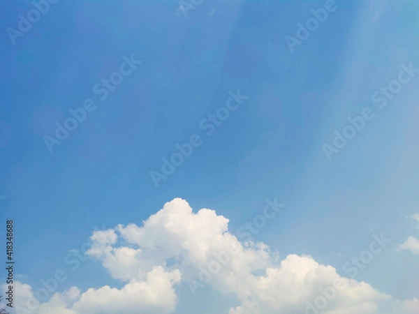 Obraz blue sky with clouds