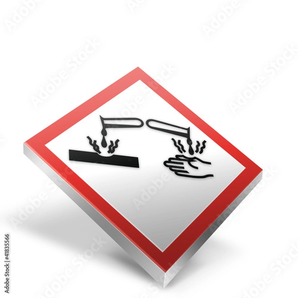 Obraz GHS Ätzwirkung