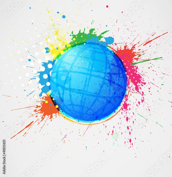 Fototapeta Abstract globe