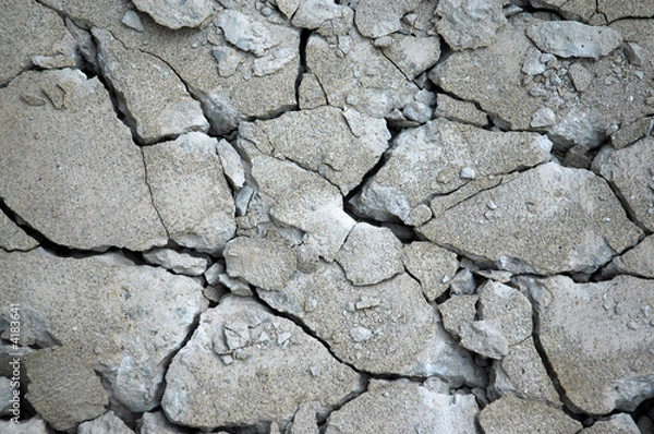 Obraz Jackhammered Concrete