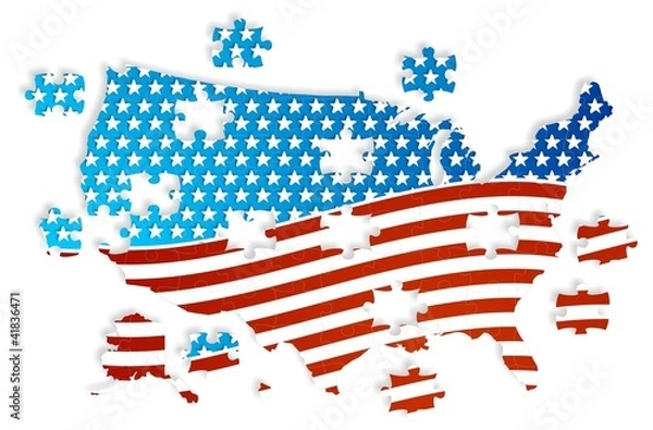 Obraz Jigsaw puzzle USA