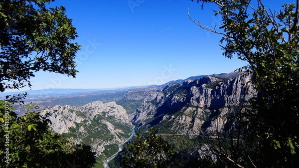 Obraz sunset in the mountains