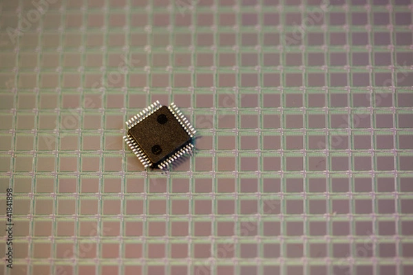 Obraz silicon ICs wafer