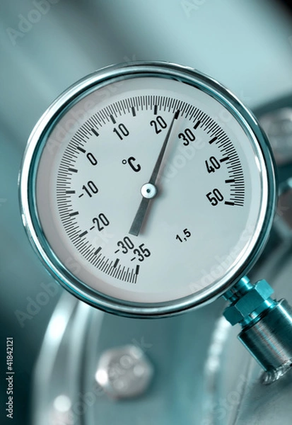 Obraz Industrial temperature meter