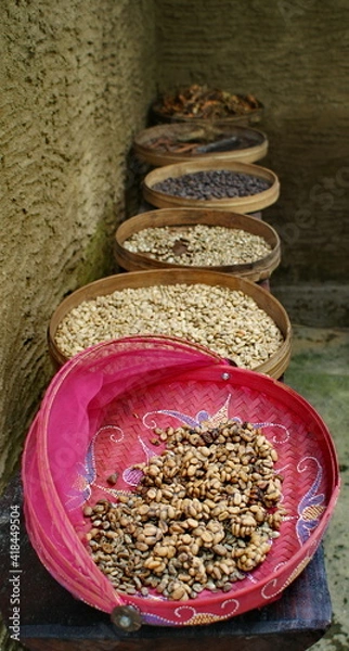 Obraz Coffee Bean Baskets