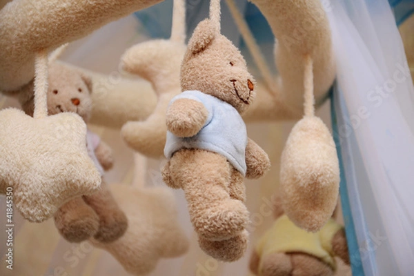 Obraz Beautiful Small, beige teddy bears