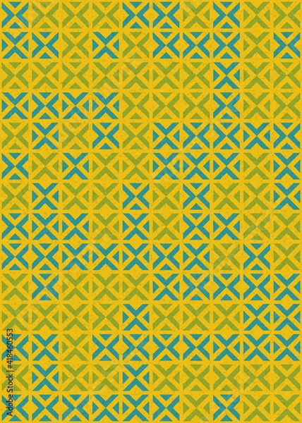 Obraz Abstract Geometric Pattern generative computational art illustration