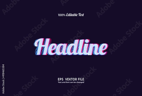 Fototapeta text effect