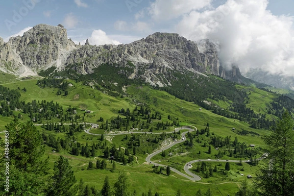 Fototapeta landscape in summer