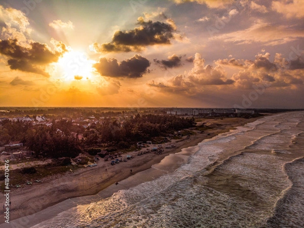 Obraz sunset at the beach