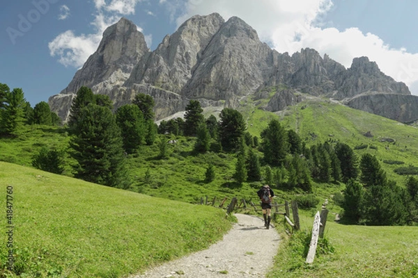 Obraz hiking in the mountains