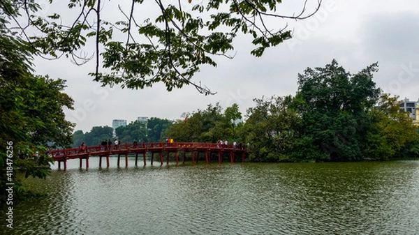 Obraz bridge over the river