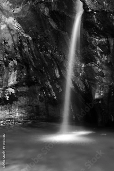 Fototapeta Cascata 5 B&W