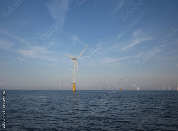 Fototapeta 洋上風力発電所 ヨーロッパ オフショア ウインドファーム