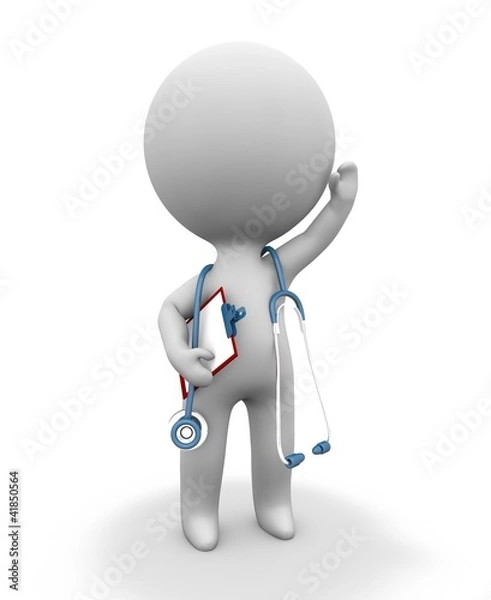Obraz doctor illustration 2