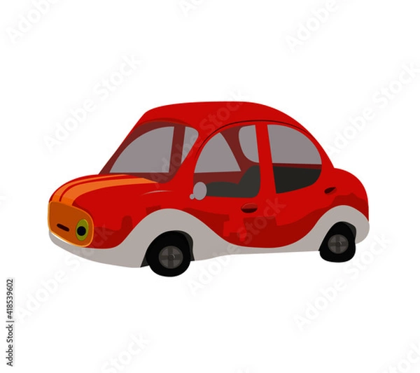 Obraz Attractive red car