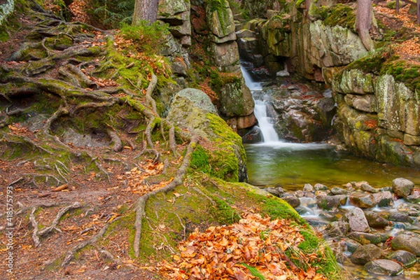 Obraz mountain waterfall