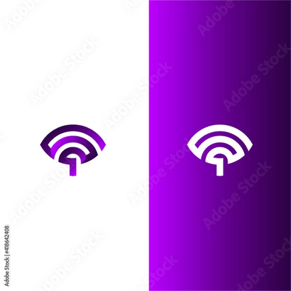 Obraz idea logo icon design vector lamp template