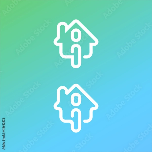 Obraz house home logo design vector icon template