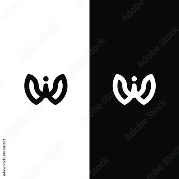 Obraz geometric symbol icon design logo vector template