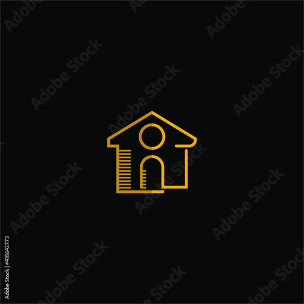 Obraz house home logo design vector icon template