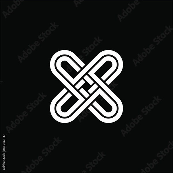 Obraz geometric symbol icon design logo vector template