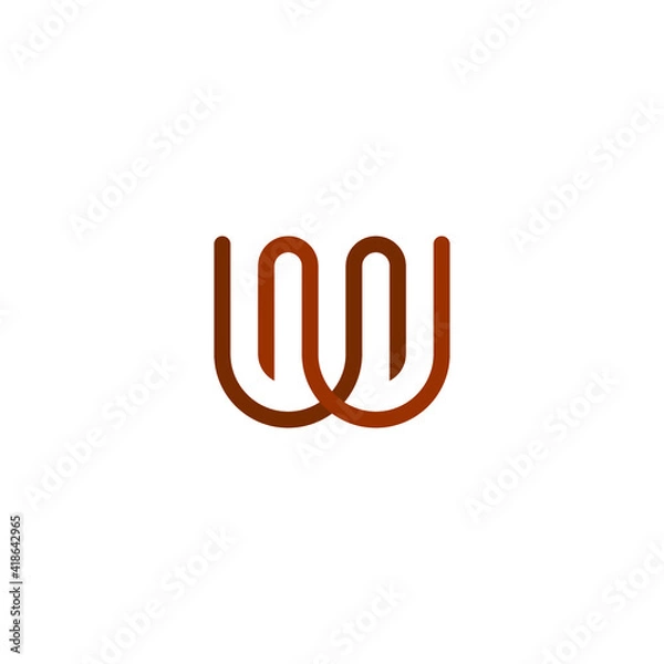 Obraz geometric symbol icon design logo vector template