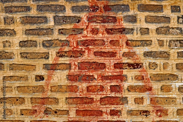 Fototapeta old brick wall