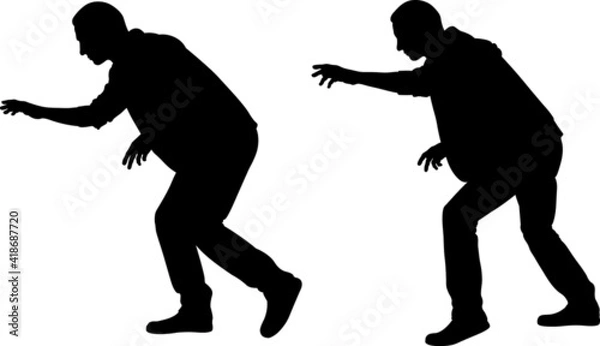 Obraz sneaky thief illustration