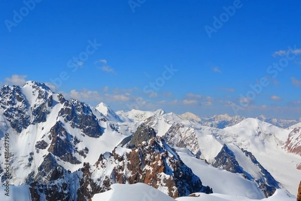 Obraz winter mountain landscape
