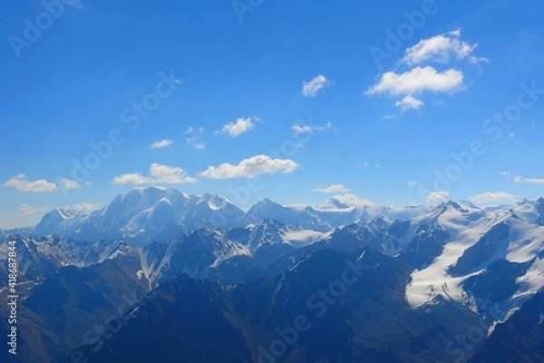 Obraz mountains and clouds