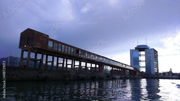 Obraz Old ore loading dock in Melilla