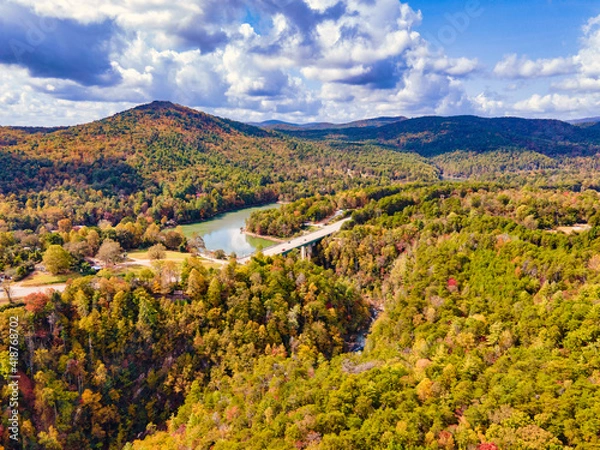 Obraz Mountains with sky view