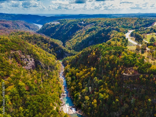 Obraz Mountains with sky view