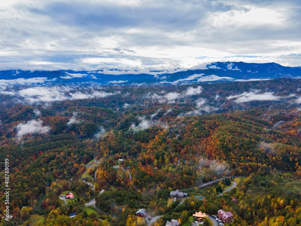 Obraz Mountains with sky view