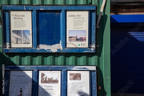 Obraz blue and green