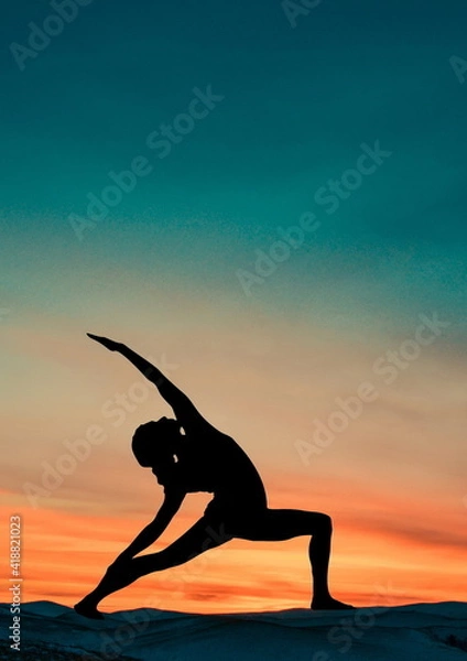 Obraz Sunset Yoga