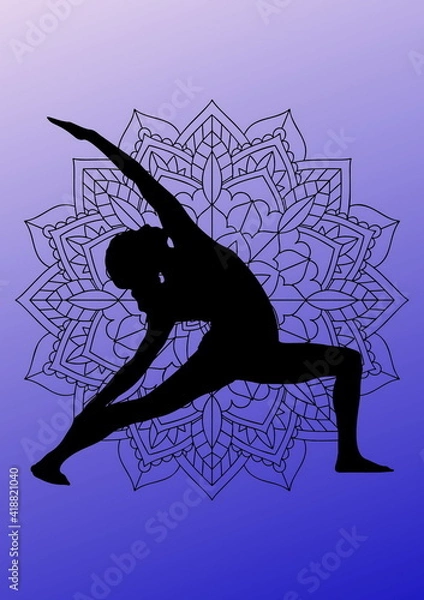 Obraz Yoga Mandala Purple