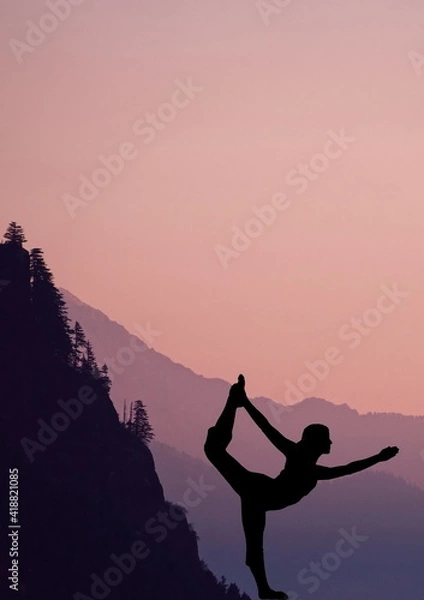 Obraz Mountain Yoga