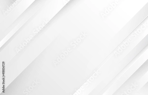 Obraz Gray and white diagonal line architecture geometry tech abstract subtle background vector.