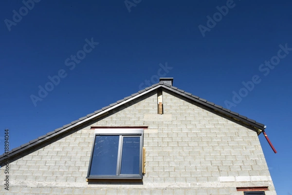 Fototapeta maison logement construction immobilier beton