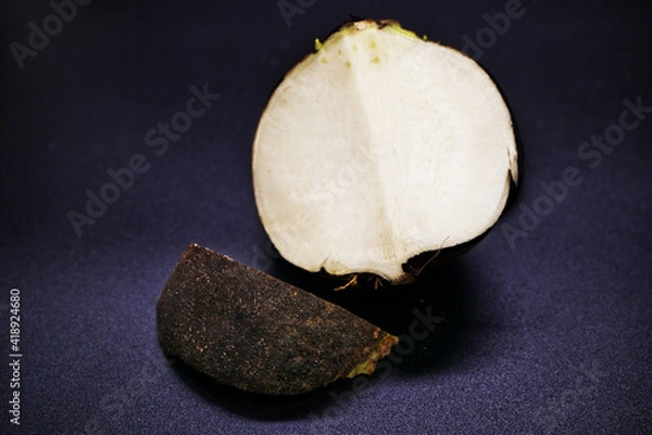 Obraz Black winter radish