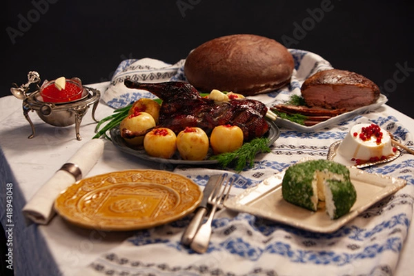 Obraz salt and pepper, seasoning, delicious