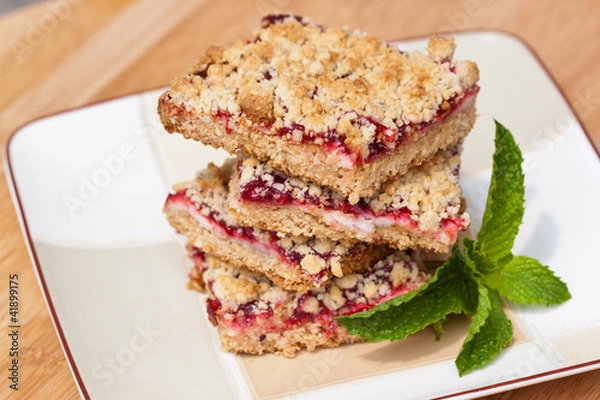 Fototapeta Raspberry bars