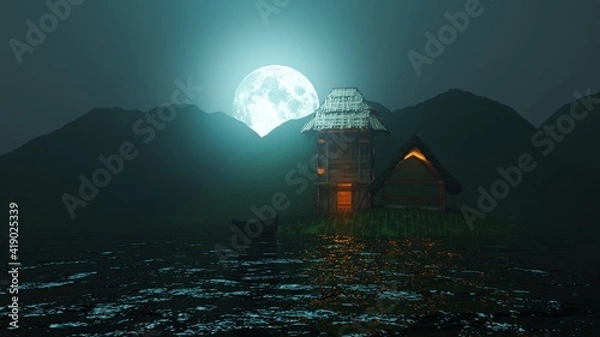 Obraz Moon in the night