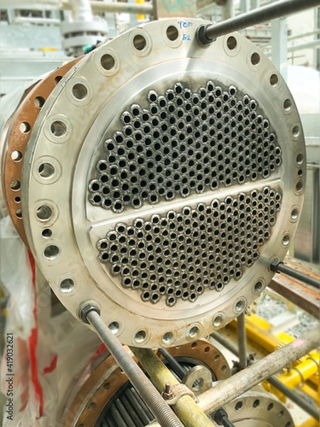 Obraz Heat exchanger which has been cleaned.