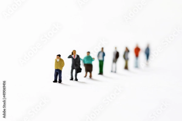 Fototapeta ソーシャルディスタンス