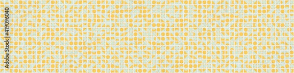 Fototapeta Abstract Geometric Pattern generative computational art illustration