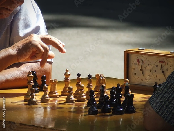 Obraz chess match