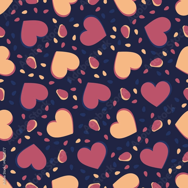 Obraz seamless pattern with hearts